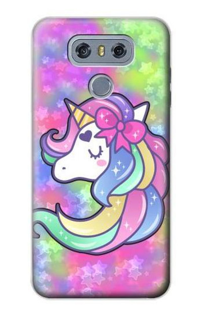 S3264 Pastel Unicorn Case Cover Custodia per LG G6