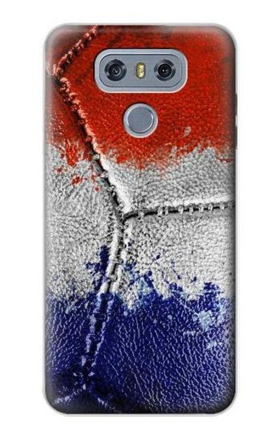 S3304 France Flag Vintage Football Graphic Case Cover Custodia per LG G6