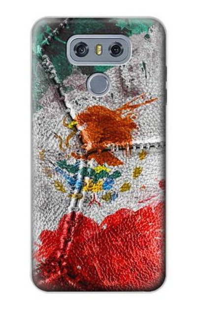 S3314 Mexico Flag Vinatage Foorball Graphic Case Cover Custodia per LG G6