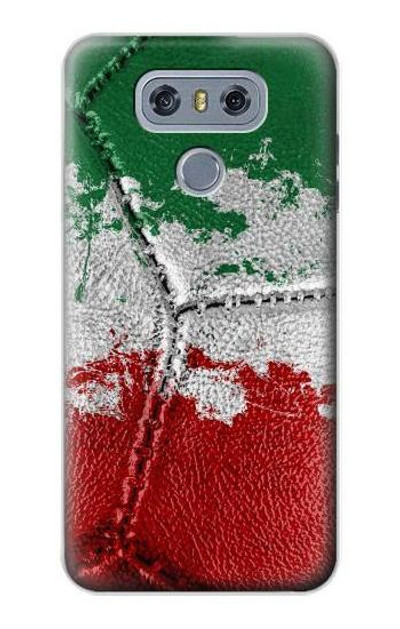 S3318 Italy Flag Vintage Football Graphic Case Cover Custodia per LG G6