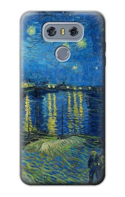 S3336 Van Gogh Starry Night Over the Rhone Case Cover Custodia per LG G6