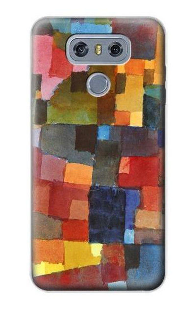 S3341 Paul Klee Raumarchitekturen Case Cover Custodia per LG G6