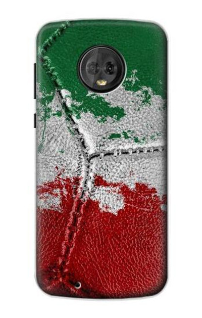 S3318 Italy Flag Vintage Football Graphic Case Cover Custodia per Motorola Moto G6