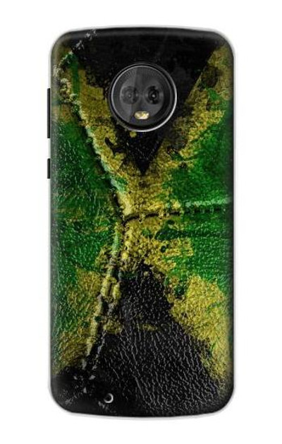 S3319 Jamaica Flag Vintage Football Graphic Case Cover Custodia per Motorola Moto G6