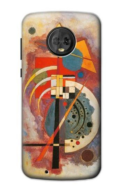 S3337 Wassily Kandinsky Hommage a Grohmann Case Cover Custodia per Motorola Moto G6