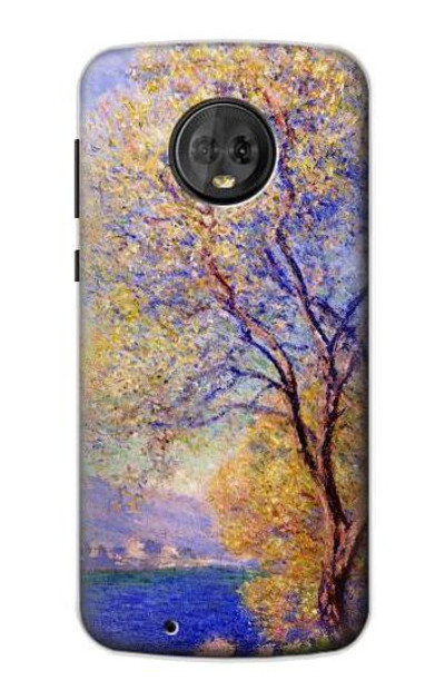 S3339 Claude Monet Antibes Seen from the Salis Gardens Case Cover Custodia per Motorola Moto G6