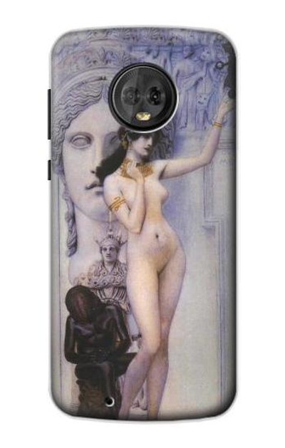 S3353 Gustav Klimt Allegory of Sculpture Case Cover Custodia per Motorola Moto G6