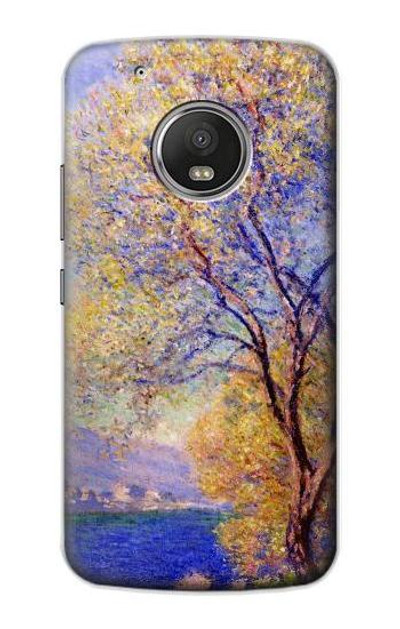 S3339 Claude Monet Antibes Seen from the Salis Gardens Case Cover Custodia per Motorola Moto G5 Plus