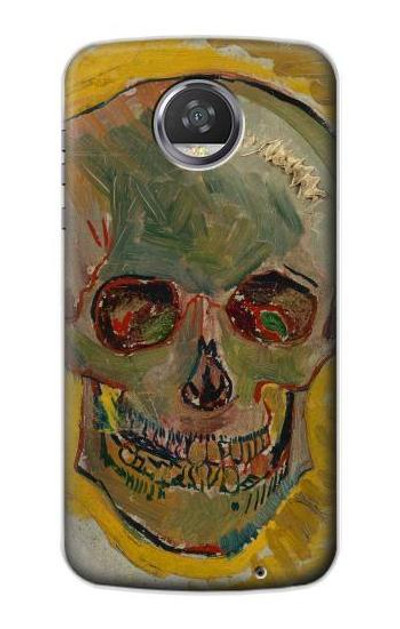 S3359 Vincent Van Gogh Skull Case Cover Custodia per Motorola Moto Z2 Play, Z2 Force