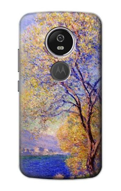 S3339 Claude Monet Antibes Seen from the Salis Gardens Case Cover Custodia per Motorola Moto E5 Plus