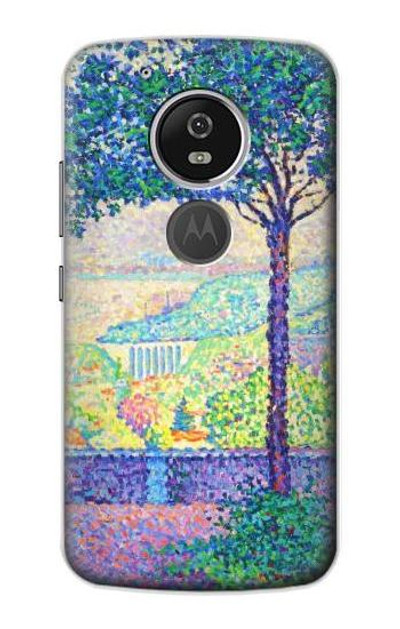 S3349 Paul Signac Terrace of Meudon Case Cover Custodia per Motorola Moto G6 Play, Moto G6 Forge, Moto E5