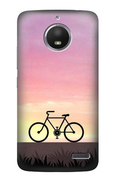 S3252 Bicycle Sunset Case Cover Custodia per Motorola Moto E4