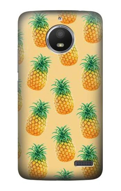 S3258 Pineapple Pattern Case Cover Custodia per Motorola Moto E4