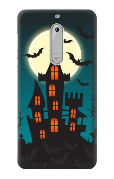 S3268 Halloween Festival Castle Case Cover Custodia per Nokia 5