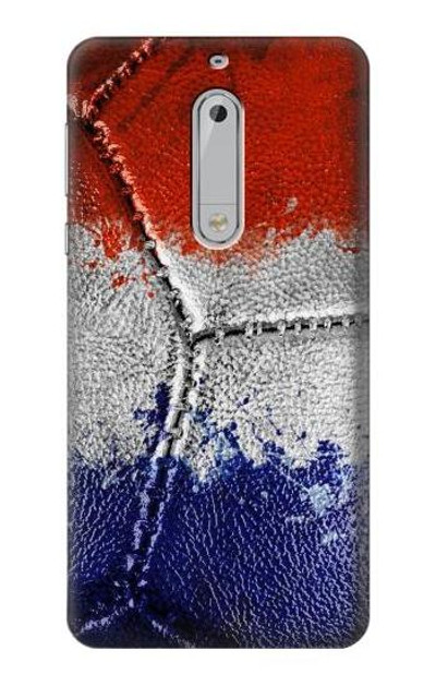 S3304 France Flag Vintage Football Graphic Case Cover Custodia per Nokia 5