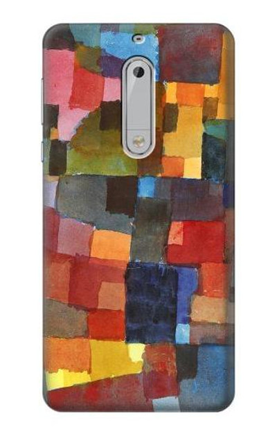 S3341 Paul Klee Raumarchitekturen Case Cover Custodia per Nokia 5