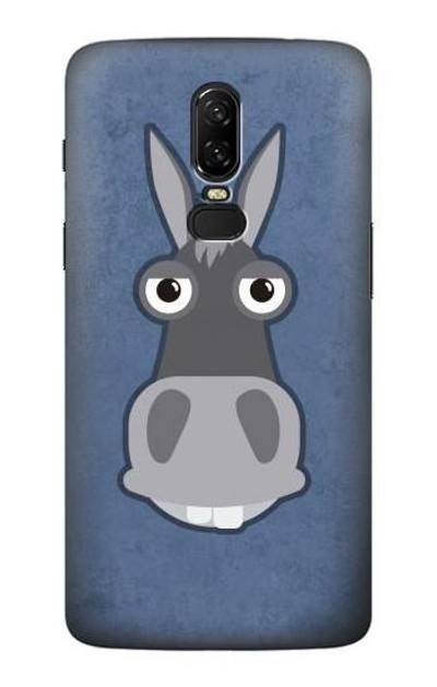 S3271 Donkey Cartoon Case Cover Custodia per OnePlus 6