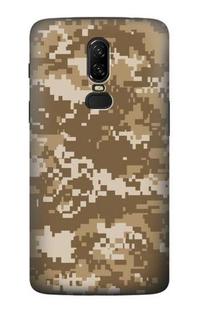 S3294 Army Desert Tan Coyote Camo Camouflage Case Cover Custodia per OnePlus 6