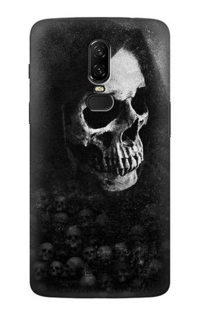 S3333 Death Skull Grim Reaper Case Cover Custodia per OnePlus 6