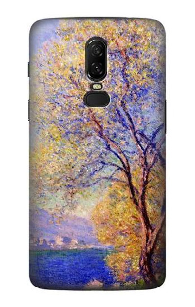 S3339 Claude Monet Antibes Seen from the Salis Gardens Case Cover Custodia per OnePlus 6