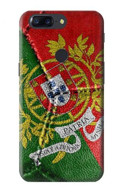 S3300 Portugal Flag Vintage Football Graphic Case Cover Custodia per OnePlus 5T