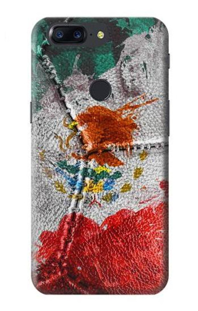 S3314 Mexico Flag Vinatage Foorball Graphic Case Cover Custodia per OnePlus 5T