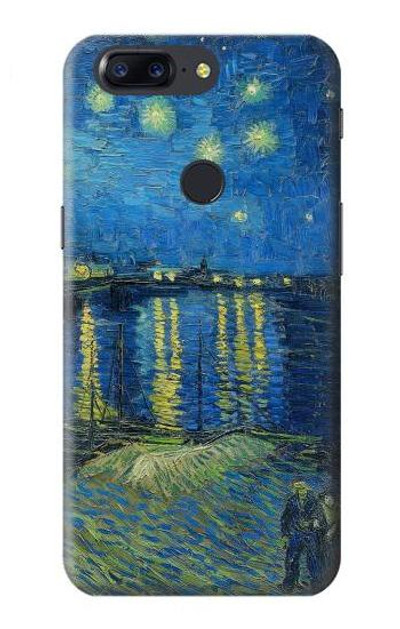 S3336 Van Gogh Starry Night Over the Rhone Case Cover Custodia per OnePlus 5T