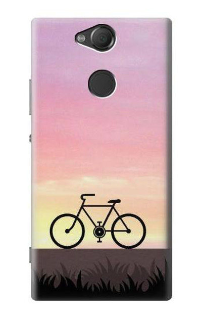 S3252 Bicycle Sunset Case Cover Custodia per Sony Xperia XA2