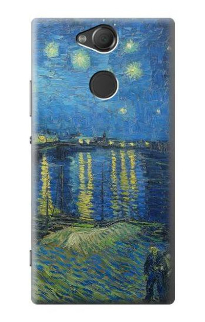 S3336 Van Gogh Starry Night Over the Rhone Case Cover Custodia per Sony Xperia XA2