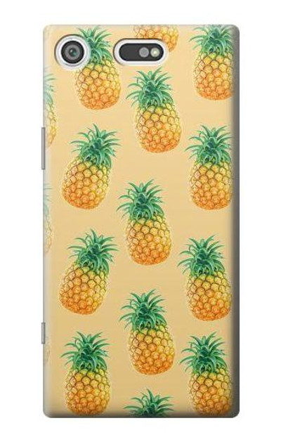 S3258 Pineapple Pattern Case Cover Custodia per Sony Xperia XZ1