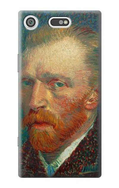 S3335 Vincent Van Gogh Self Portrait Case Cover Custodia per Sony Xperia XZ1