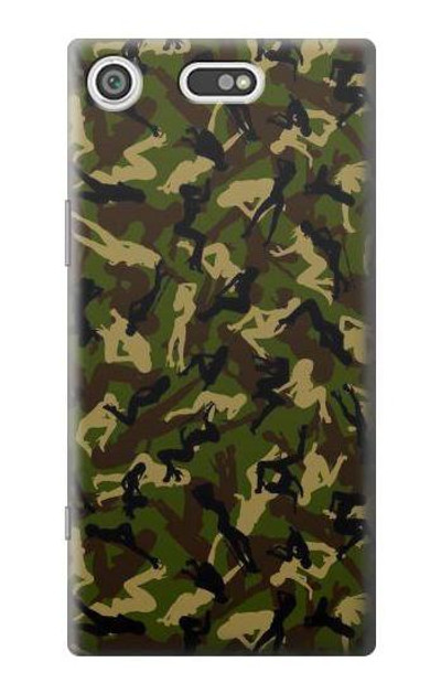 S3356 Sexy Girls Camo Camouflage Case Cover Custodia per Sony Xperia XZ1