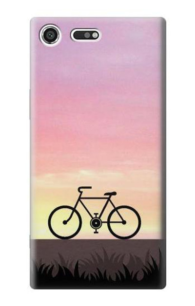 S3252 Bicycle Sunset Case Cover Custodia per Sony Xperia XZ Premium
