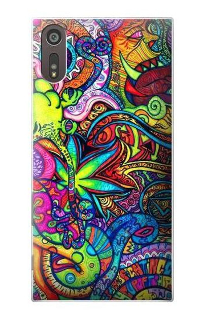 S3255 Colorful Art Pattern Case Cover Custodia per Sony Xperia XZ