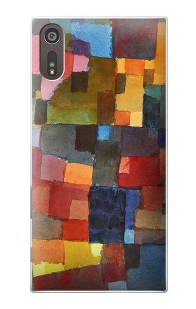 S3341 Paul Klee Raumarchitekturen Case Cover Custodia per Sony Xperia XZ