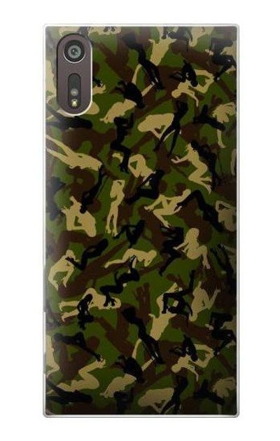 S3356 Sexy Girls Camo Camouflage Case Cover Custodia per Sony Xperia XZ