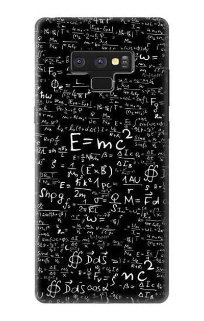 S2574 Mathematics Physics Blackboard Equation Case Cover Custodia per Note 9 Samsung Galaxy Note9