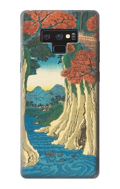 S3348 Utagawa Hiroshige The Monkey Bridge Case Cover Custodia per Note 9 Samsung Galaxy Note9