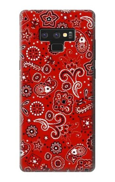S3354 Red Classic Bandana Case Cover Custodia per Note 9 Samsung Galaxy Note9