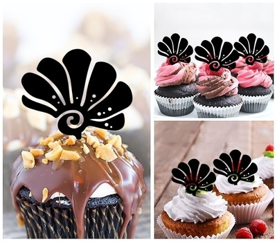 TA0787 Seashell Acrilico Cupcake Topper Torte e Muffin per Matrimonio Compleanno Festa Decorazione 10 pezzi TA0787 Seashell Acrilico Cupcake Topper Torte e Muffin per Matrimonio Compleanno Festa Decorazione 10 pezzi