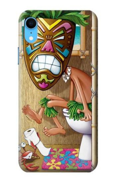 S1702 Tiki Man Toilet Case Cover Custodia per iPhone XR