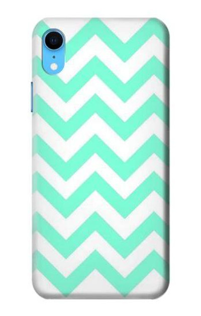 S1723 Mint Chevron Zigzag Case Cover Custodia per iPhone XR