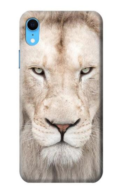 S2399 White Lion Face Case Cover Custodia per iPhone XR