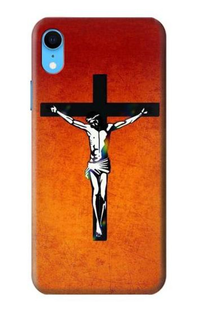 S2421 Jesus Christ On The Cross Case Cover Custodia per iPhone XR