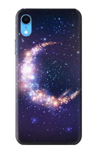 S3324 Crescent Moon Galaxy Case Cover Custodia per iPhone XR