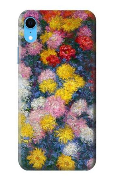 S3342 Claude Monet Chrysanthemums Case Cover Custodia per iPhone XR