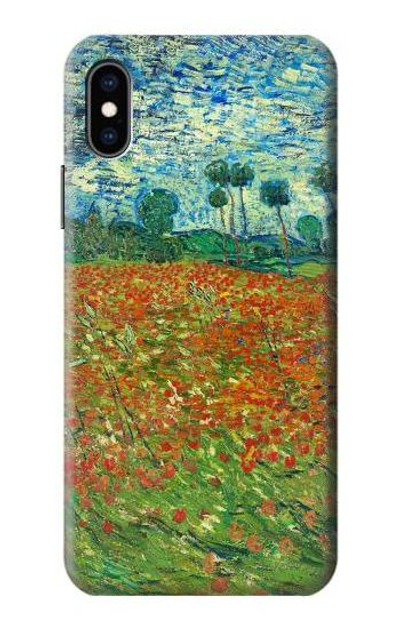 S2681 Field Of Poppies Vincent Van Gogh Case Cover Custodia per iPhone X, iPhone XS