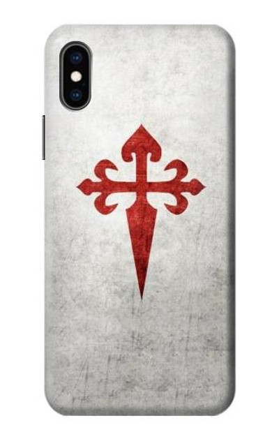 S3200 Order of Santiago Cross of Saint James Case Cover Custodia per iPhone X, iPhone XS