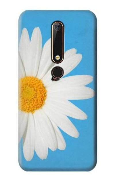 S3043 Vintage Daisy Lady Bug Case Cover Custodia per Nokia 6.1, Nokia 6 2018