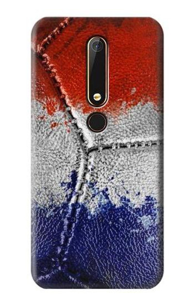 S3304 France Flag Vintage Football Graphic Case Cover Custodia per Nokia 6.1, Nokia 6 2018